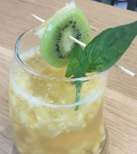 Pineapple Basil Gin Smash