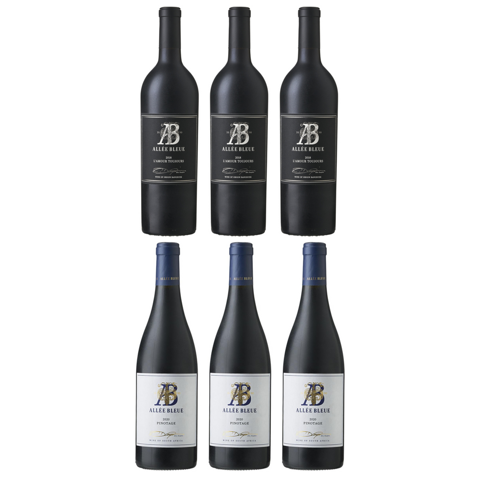 Allée Bleue L’Amour Toujours & Pinotage Red Wine Pack 2 x 750ml