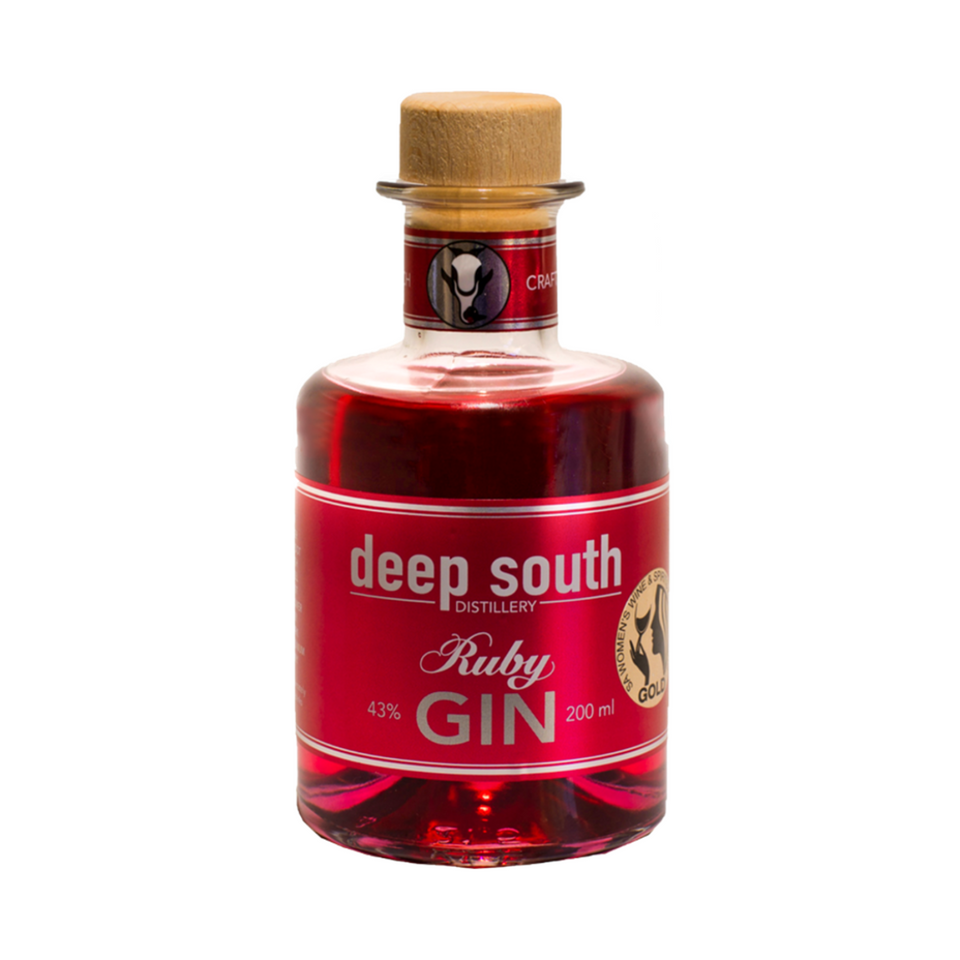Deep South Ruby Gin 43% 1 x 200ml