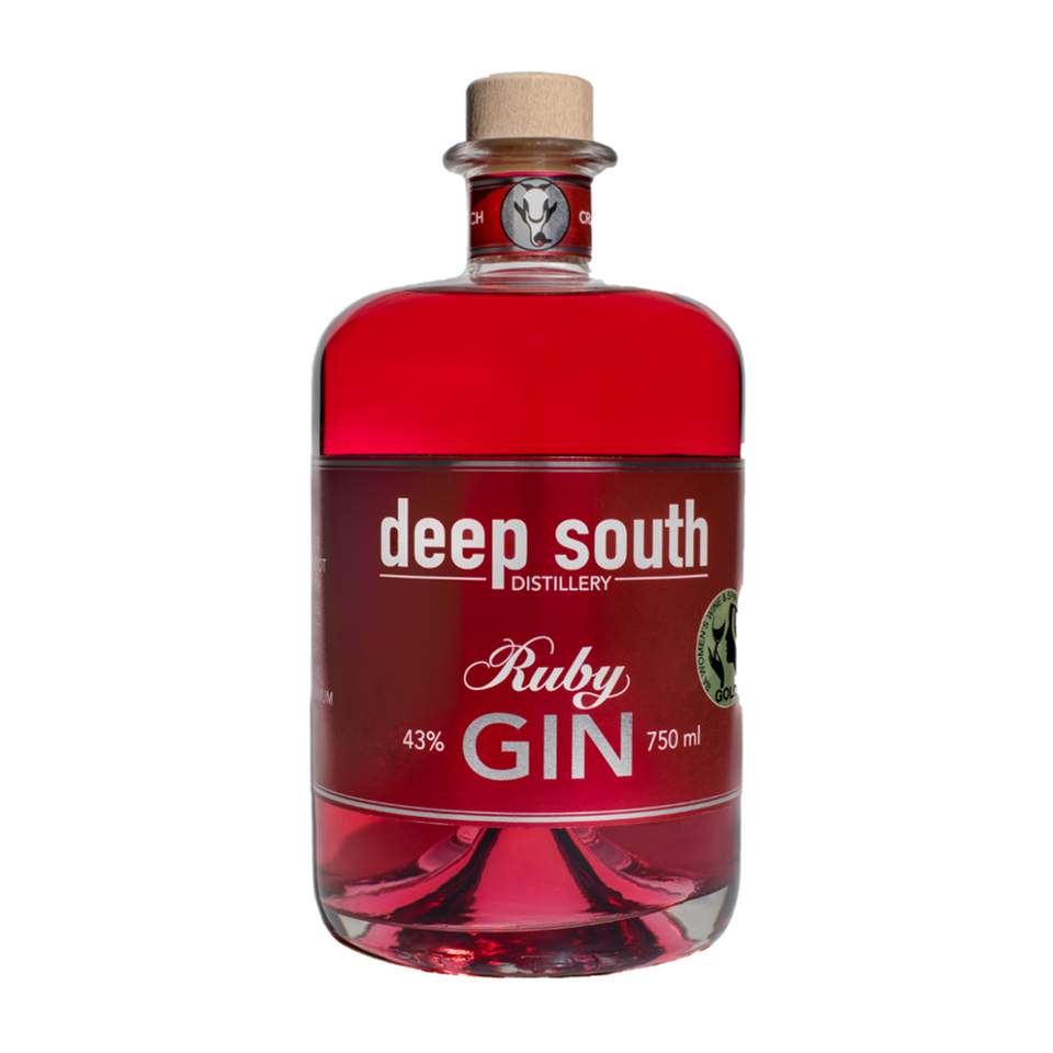 Deep South Ruby Gin 43%  1 x 750ml
