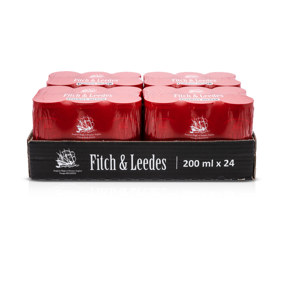 Fitch & Leedes Energy Mixer Can 24 x 200ml