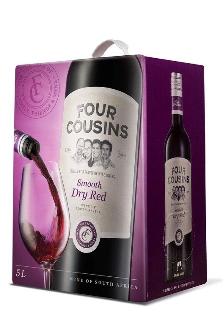 Four Cousins Smooth Dry Red 3L (13% Alc/Vol)