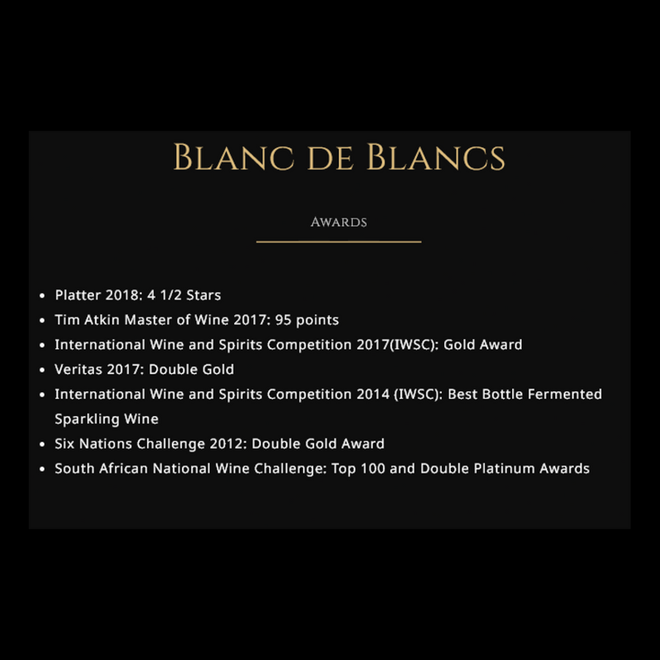 Graham Beck Blanc De Blancs (12% Alc/Vol)