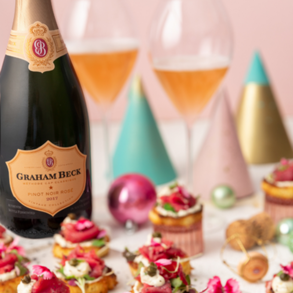 Graham Beck Brut Rose; Pinot Noir Rose & Steenberg Pinot Noir Rose Pack 3 x750ml