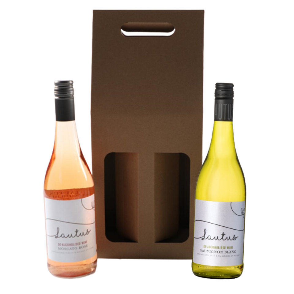 Gift Pack Lautus Sauvignon Blanc & Moscato Rosé Wines 0% 2 x 750ml