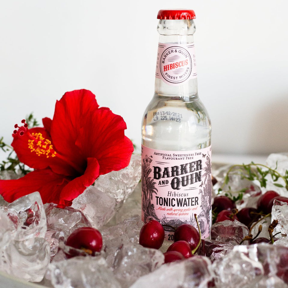 Barker & Quin Hibiscus Tonic Water Glass 24 x 200ml