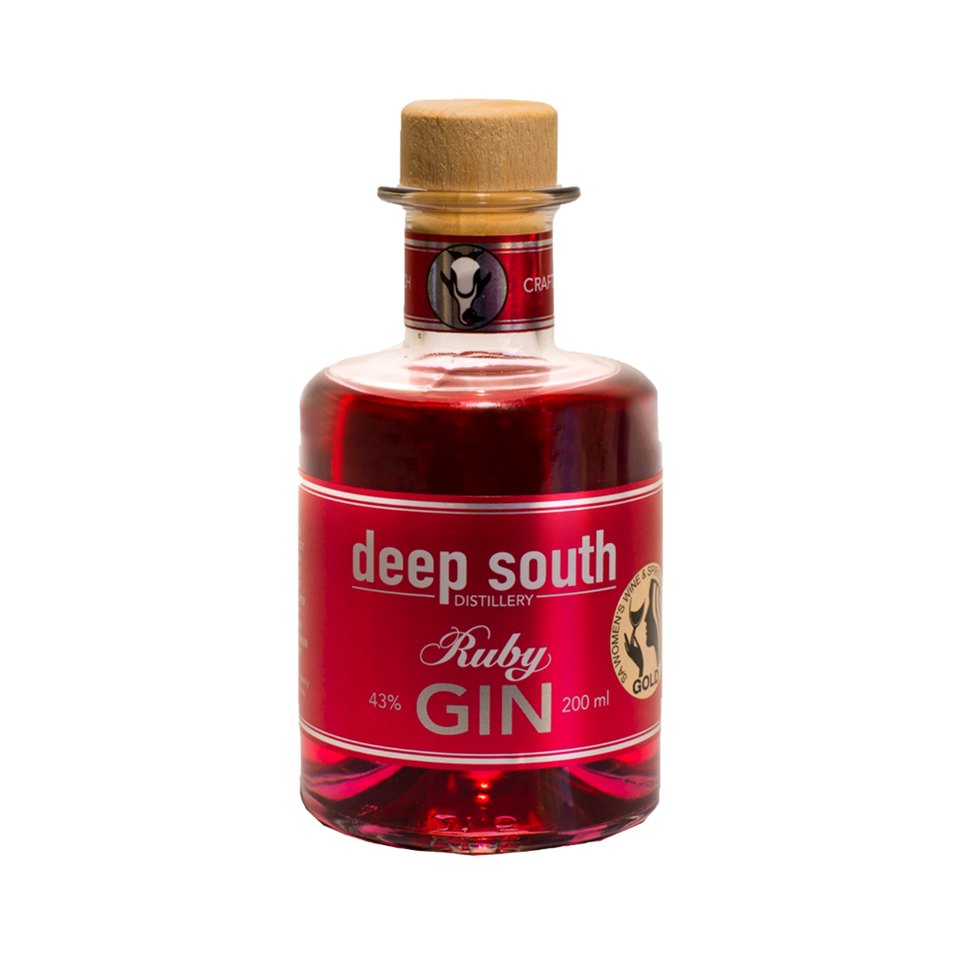 Deep South Ruby Gin 43% 1 x 200ml