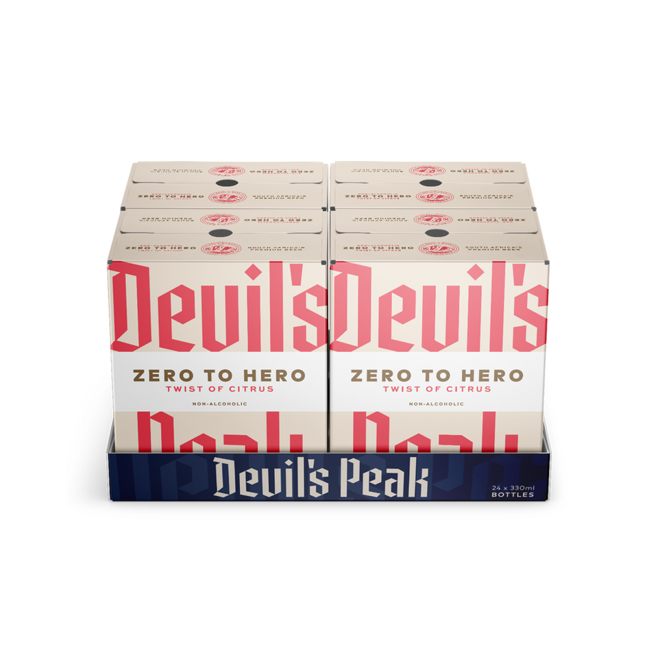 Devil's Peak Hero Twist of Citrus Beer 0%  24 x 330ml
