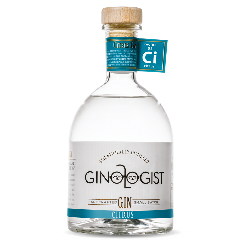 Gift Pack Ginologist Citrus Gin 40% 700ml & Ginologist Cookbook