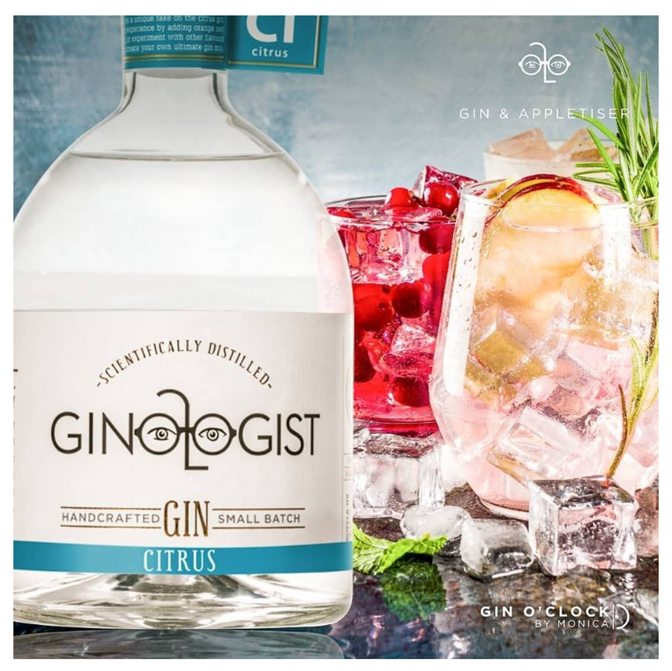 Gift Pack Ginologist Citrus Gin 40% 700ml & Ginologist Cookbook