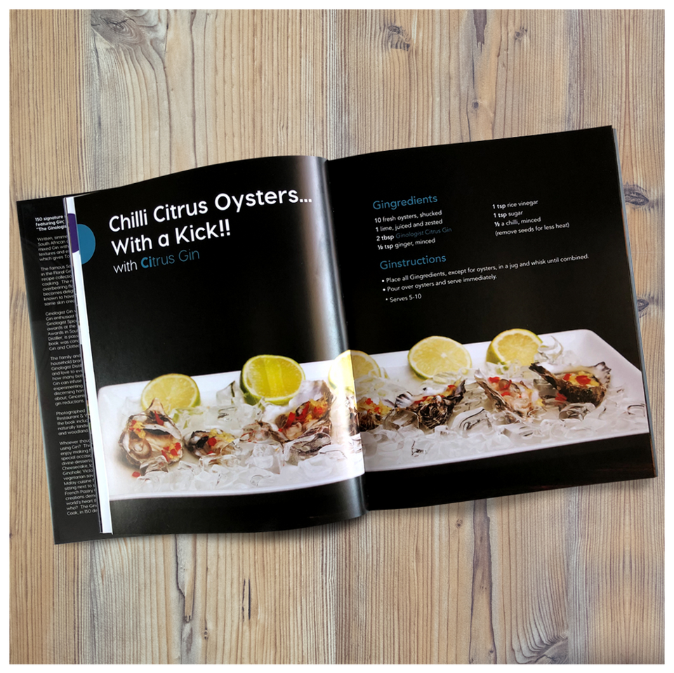 Gift Pack Ginologist Citrus Gin 40% 700ml & Ginologist Cookbook