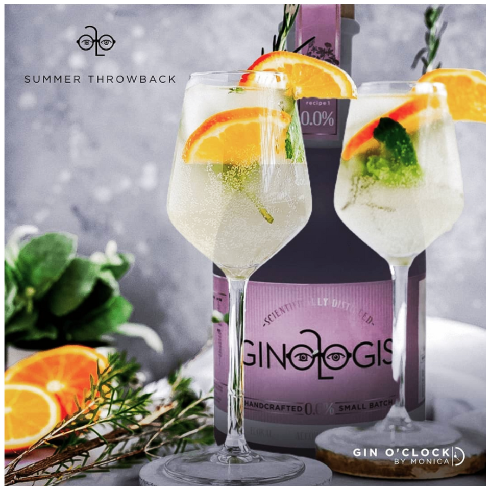 Gift Pack Ginologist Floral 0% Gin 700ml & Ginologist Cookbook