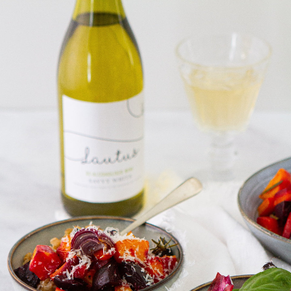 Gift Pack Lautus Moscato Rosé, Sauvignon Blanc White, Savvy Red and Sparkling Rosé Wines 0% 4 x 750ml