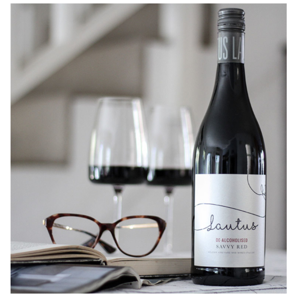 Gift Pack Lautus Moscato Rosé, Sauvignon Blanc White, Savvy Red and Sparkling Rosé Wines 0% 4 x 750ml