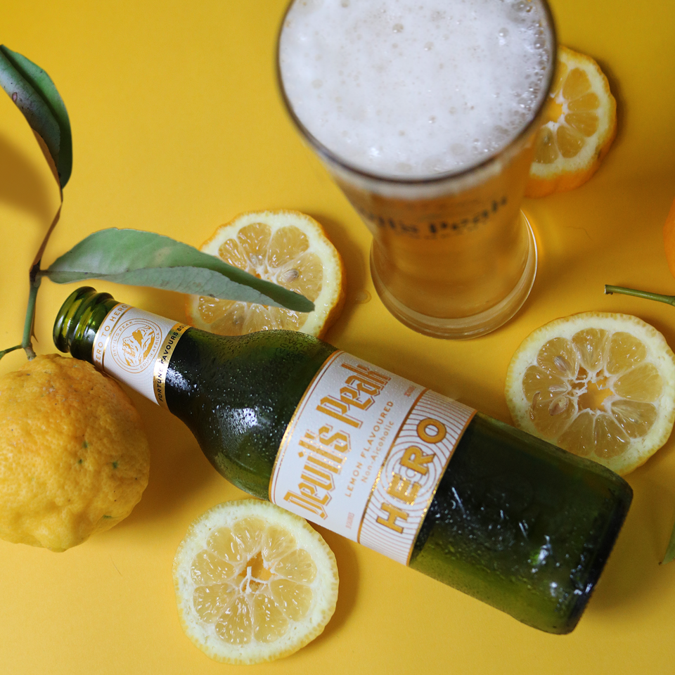 Devil's Peak Hero Lemon Beer 0% 24 x 330ml