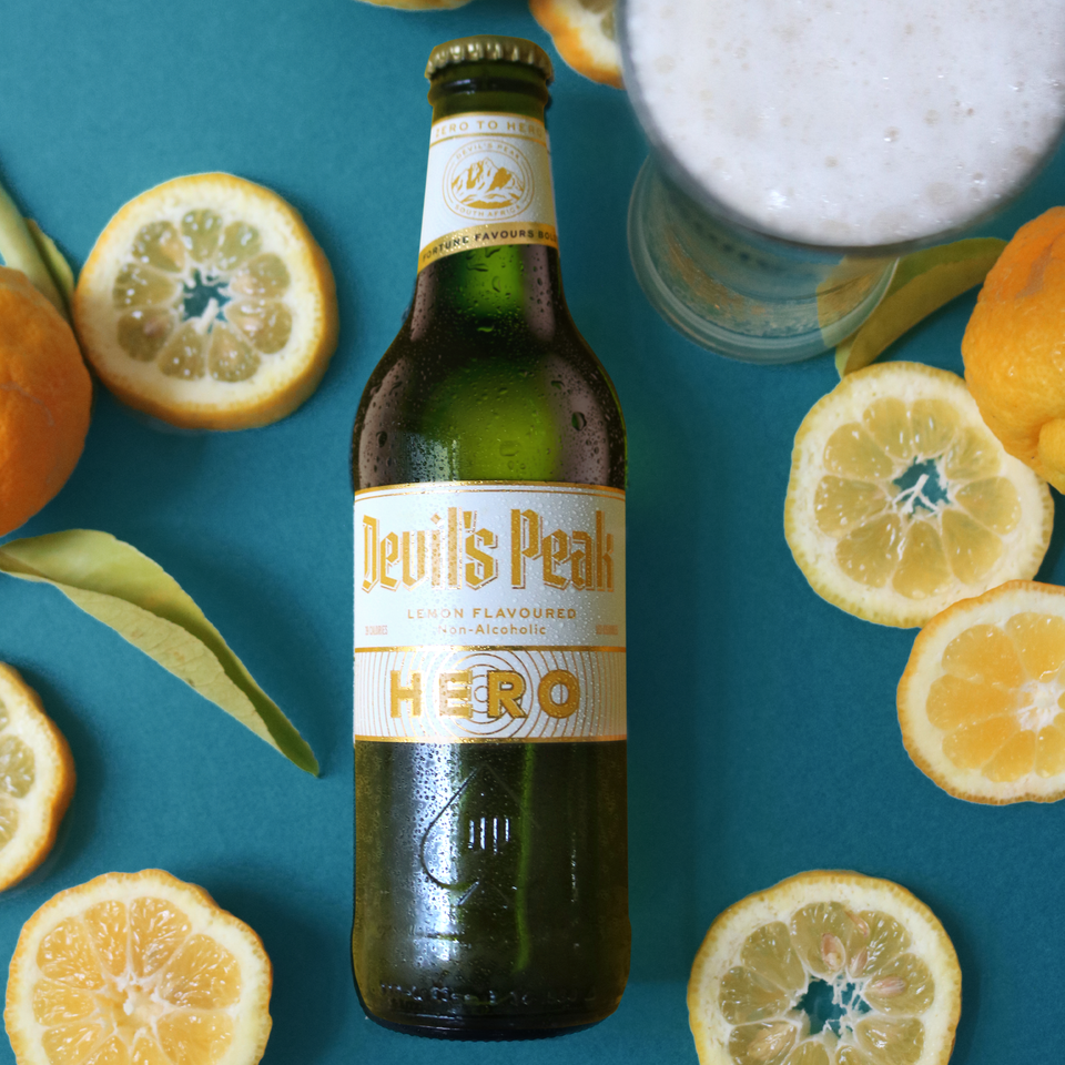 Devil's Peak Hero Lemon Beer 0% 24 x 330ml