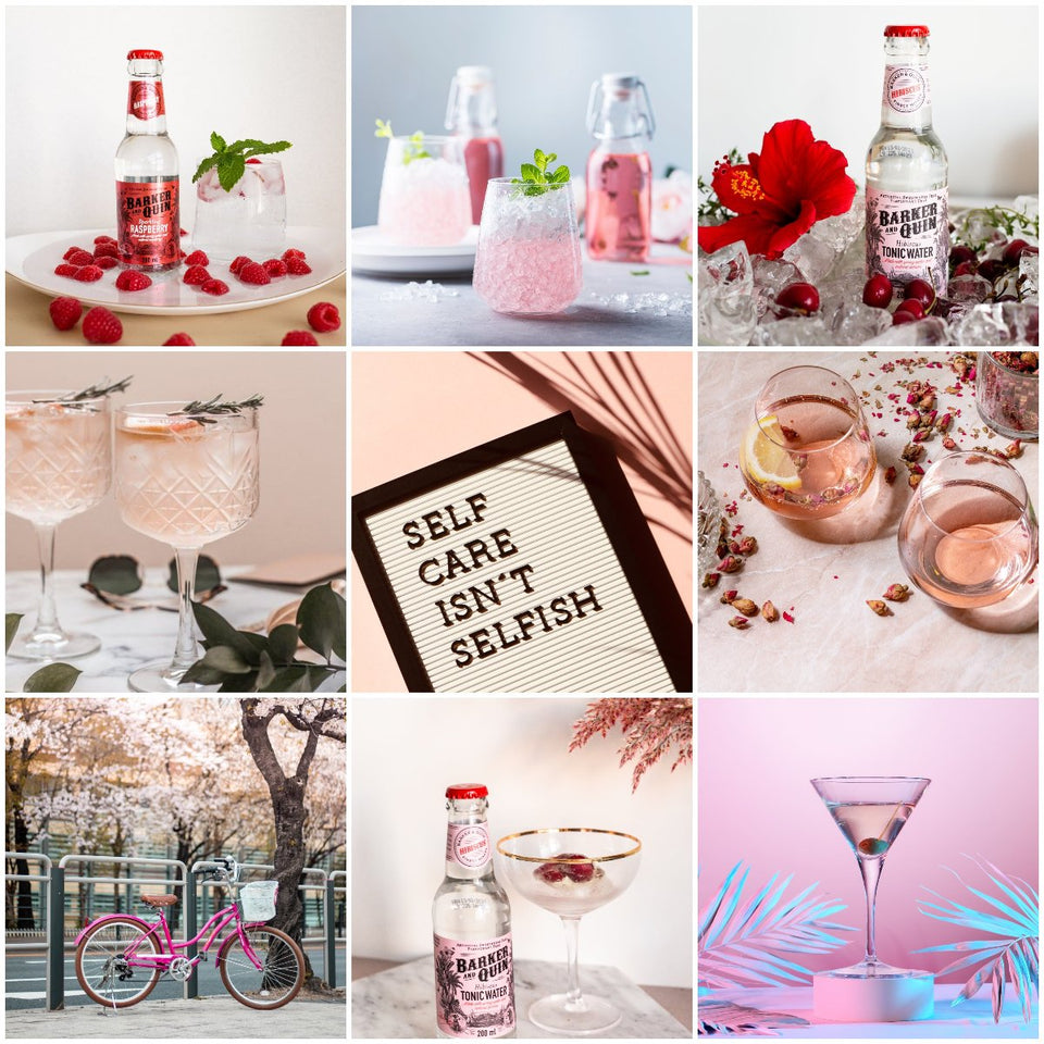 Barker & Quin Hibiscus Tonic Water Glass 24 x 200ml