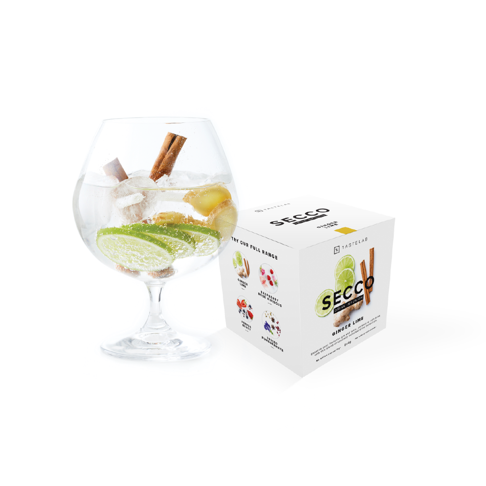 Secco Ginger Lime Drink Infusion Box - 8 Sachets