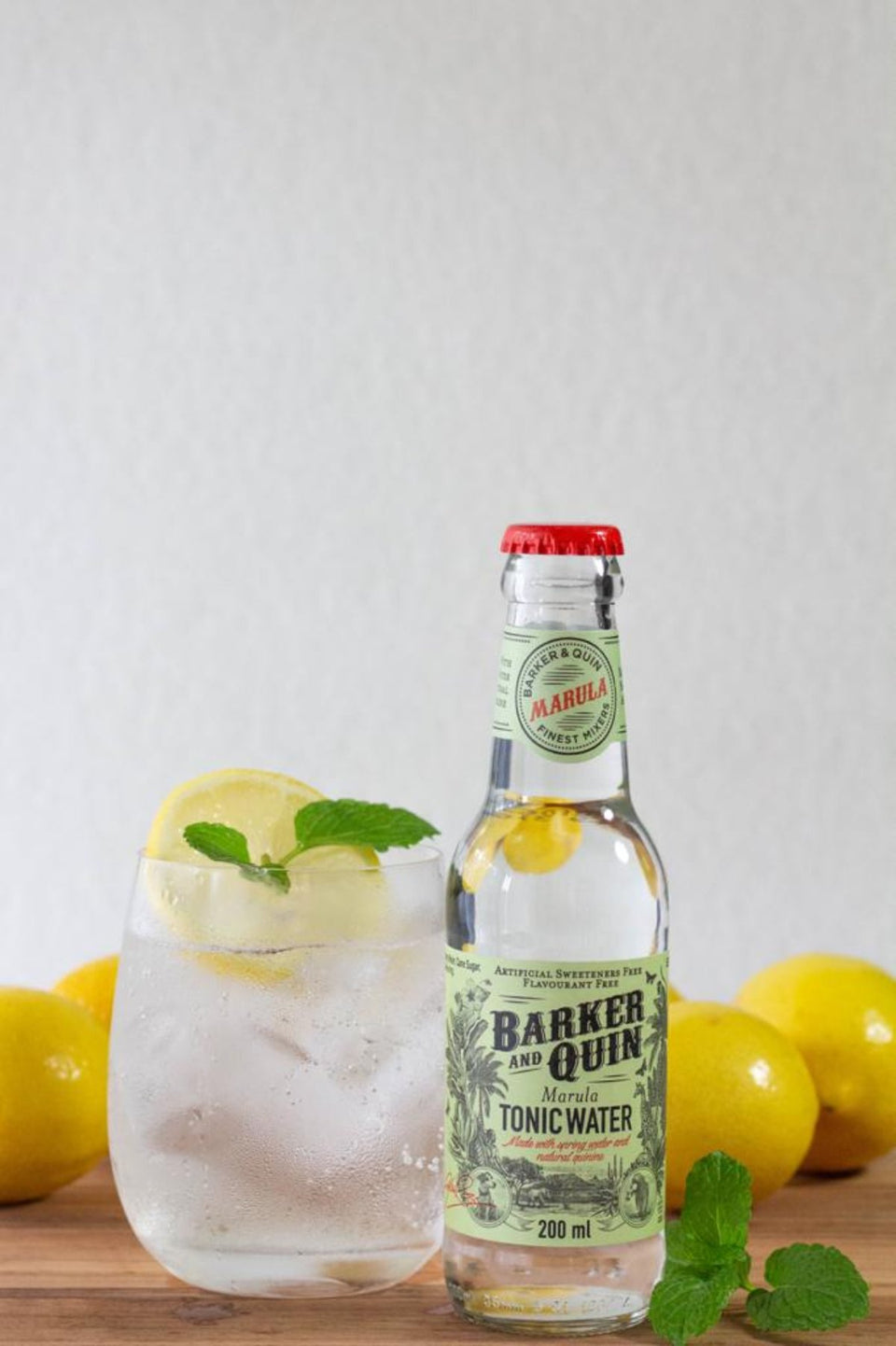 Barker & Quin Marula Tonic Water Glass 24 x 200ml