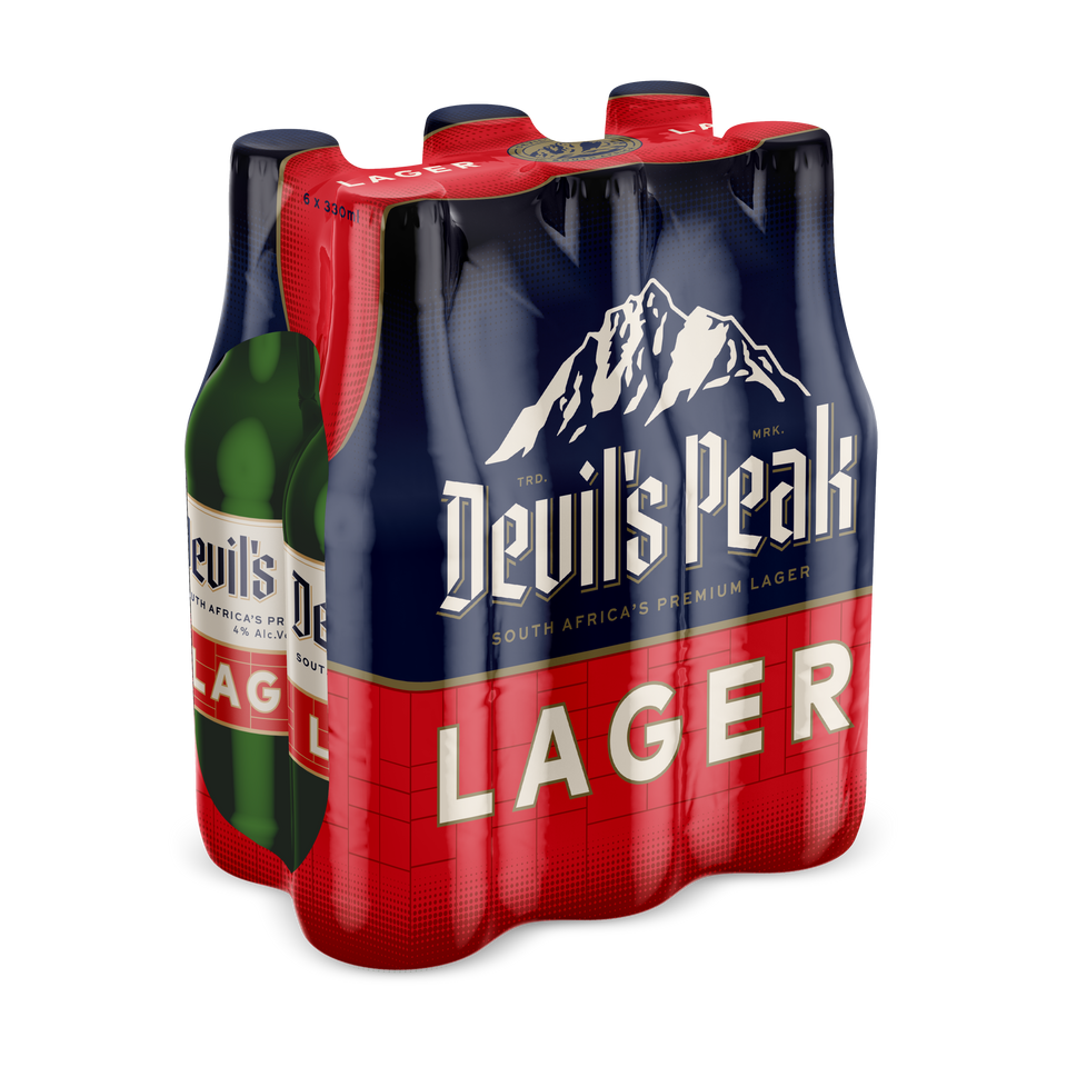 Devil's Peak Mixed Case Lager 4% 12 x 330ml & Lite 12 x 330ml