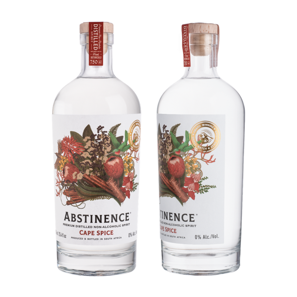 Gift Pack Duo Abstinence Citrus & Spice 0% Gin 750ml