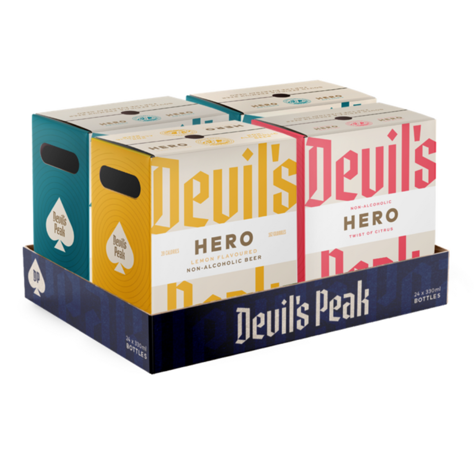 Gift Pack - Devils Peak Hero Mixed Case Beer & Shandy 0% 24 x 330ml