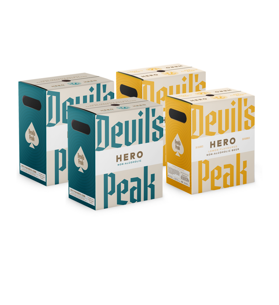 Gift Pack Devils Peak Hero Mixed Case Beer 0% 24 x 330ml