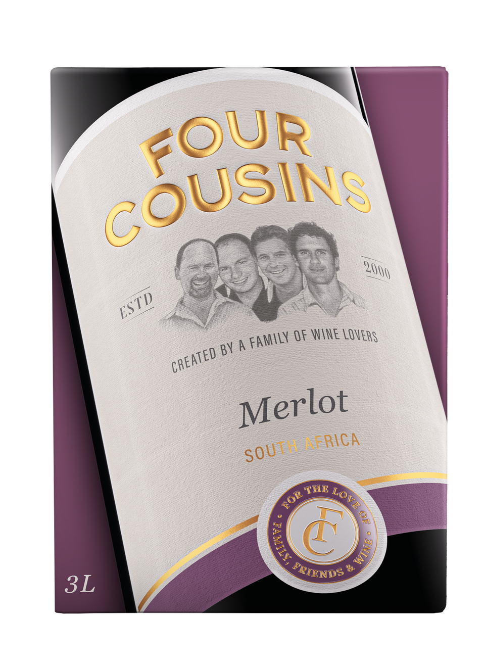 Four Cousins Collection Merlot 3L (13.5% Alc/Vol)