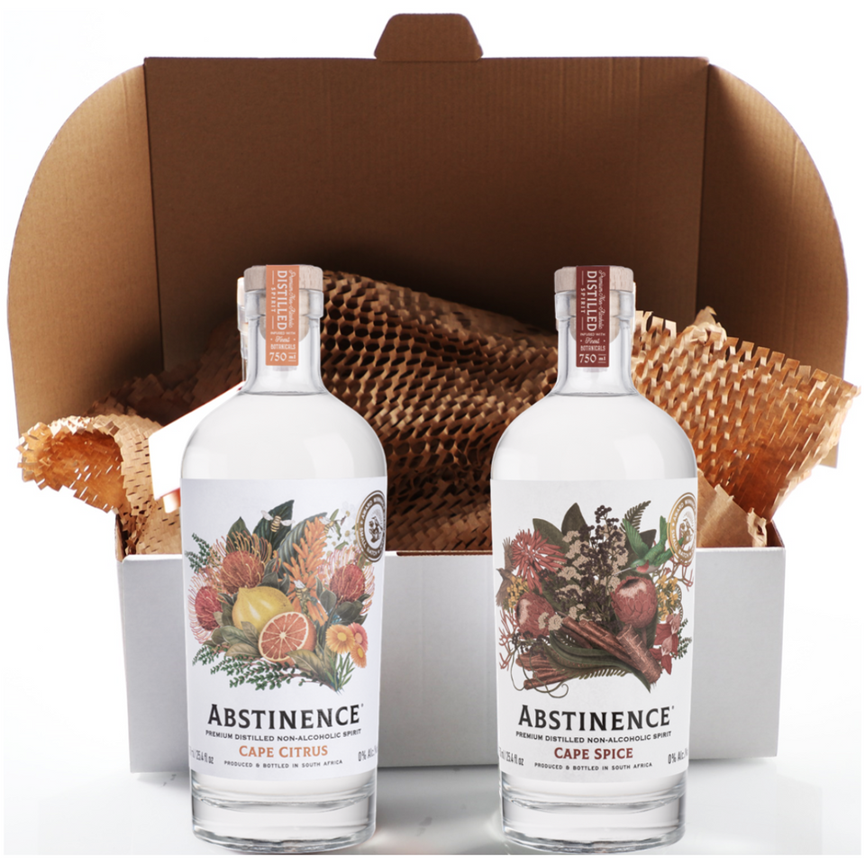 Gift Pack Duo Abstinence Citrus & Spice 0% Gin 750ml