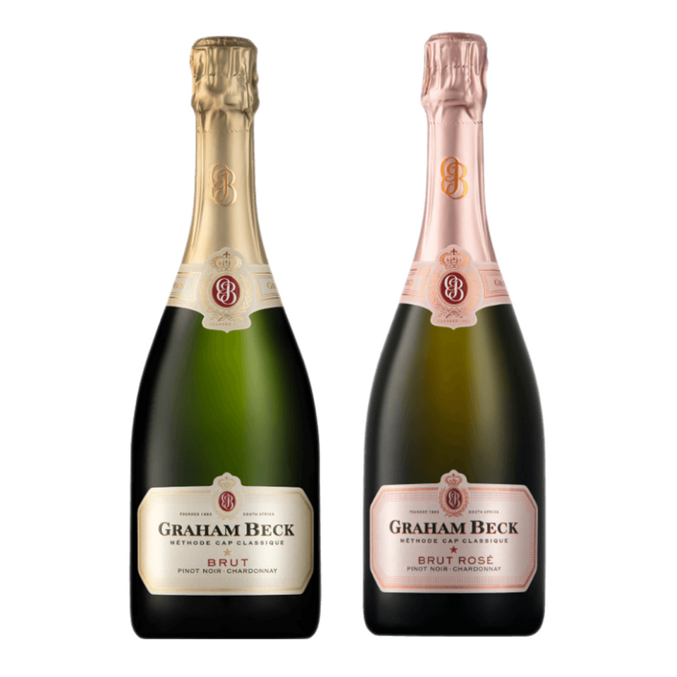 Gift Pack Duo Graham Beck Brut NV & Brut Rosé NV 750ml