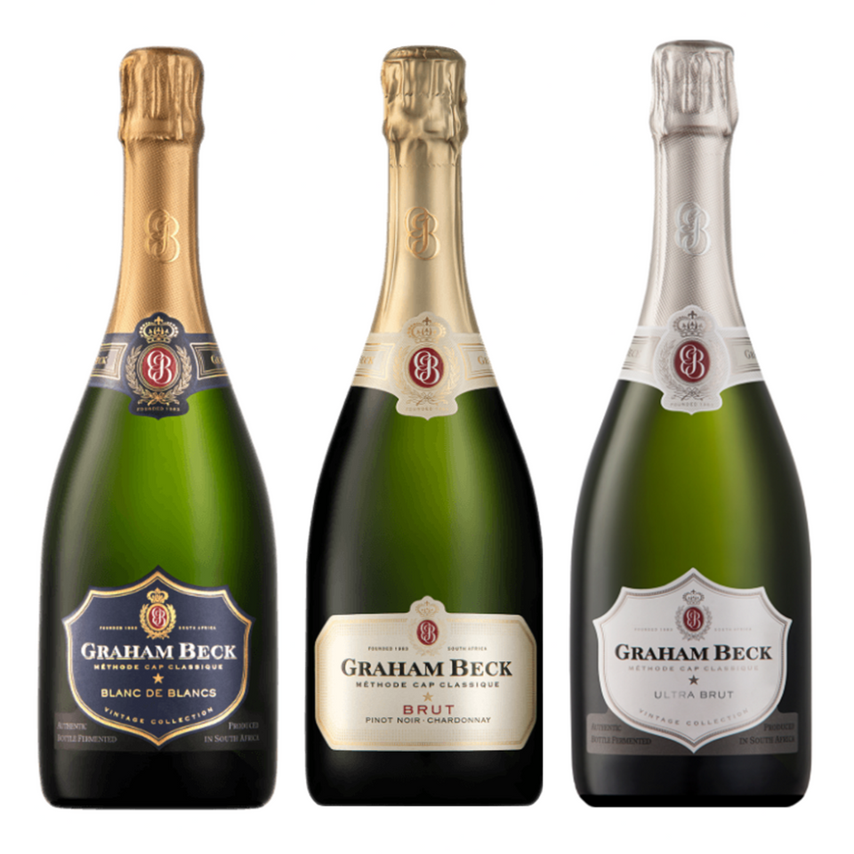 Gift Pack Trio Graham Beck Ultra Brut, Brut NV & Blanc de Blancs 750ml