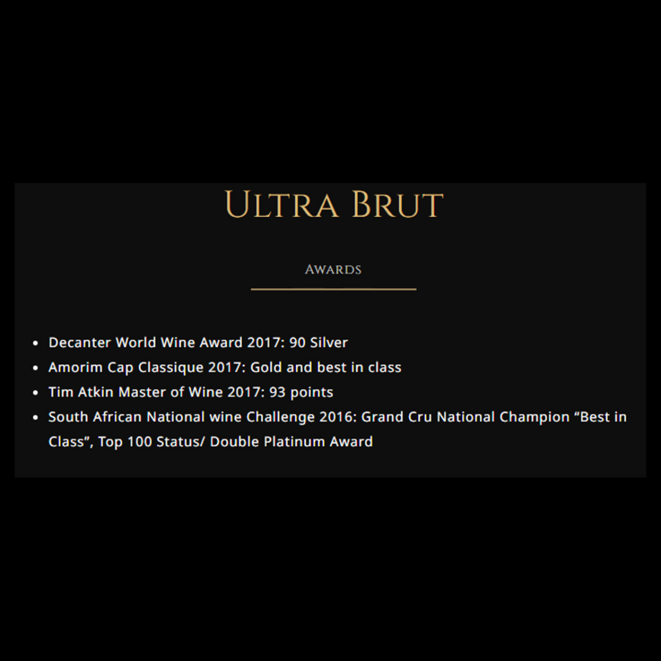 Graham Beck Ultra Brut 750ml (12.5% Alc/Vol)