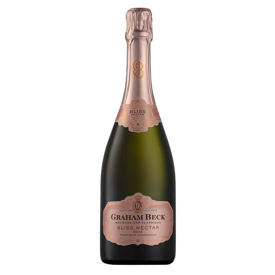 Allée Bleue Brut Rose, Graham Beck Brut Rosé & Bliss Nectar Rose Sparkling Wine Pack 3 x 750ml