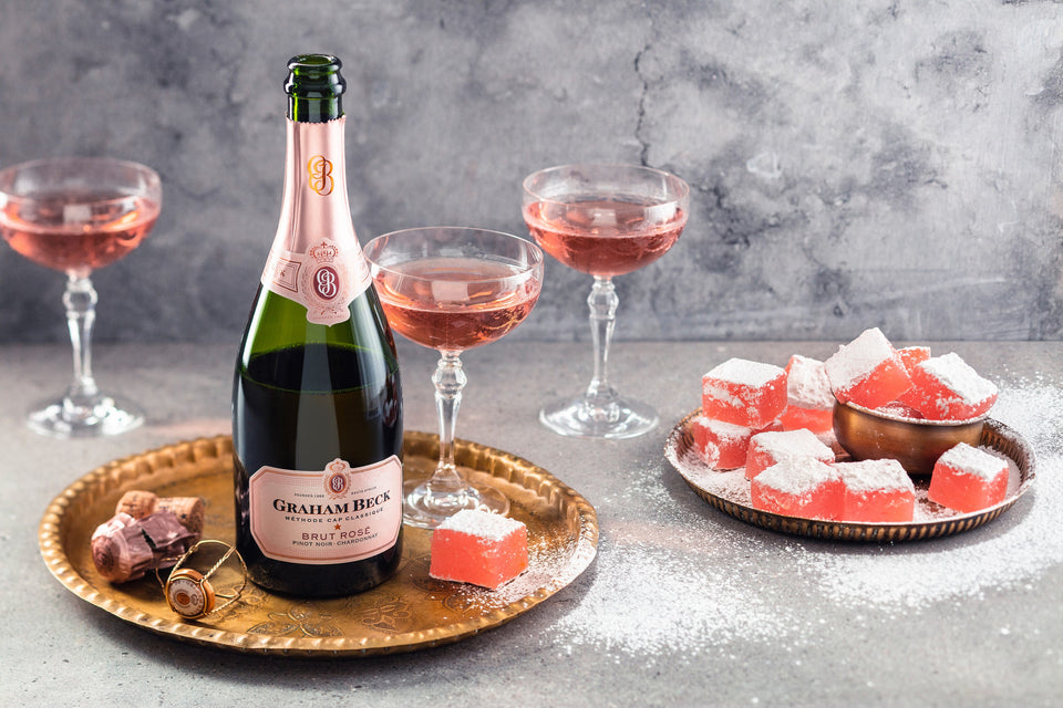 Graham Beck Brut Rose Sparkling Wine 750ml (12% Alc/Vol)