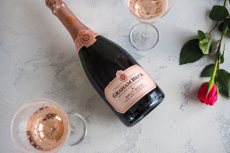 Graham Beck Brut Rose Sparkling Wine 750ml (12% Alc/Vol)