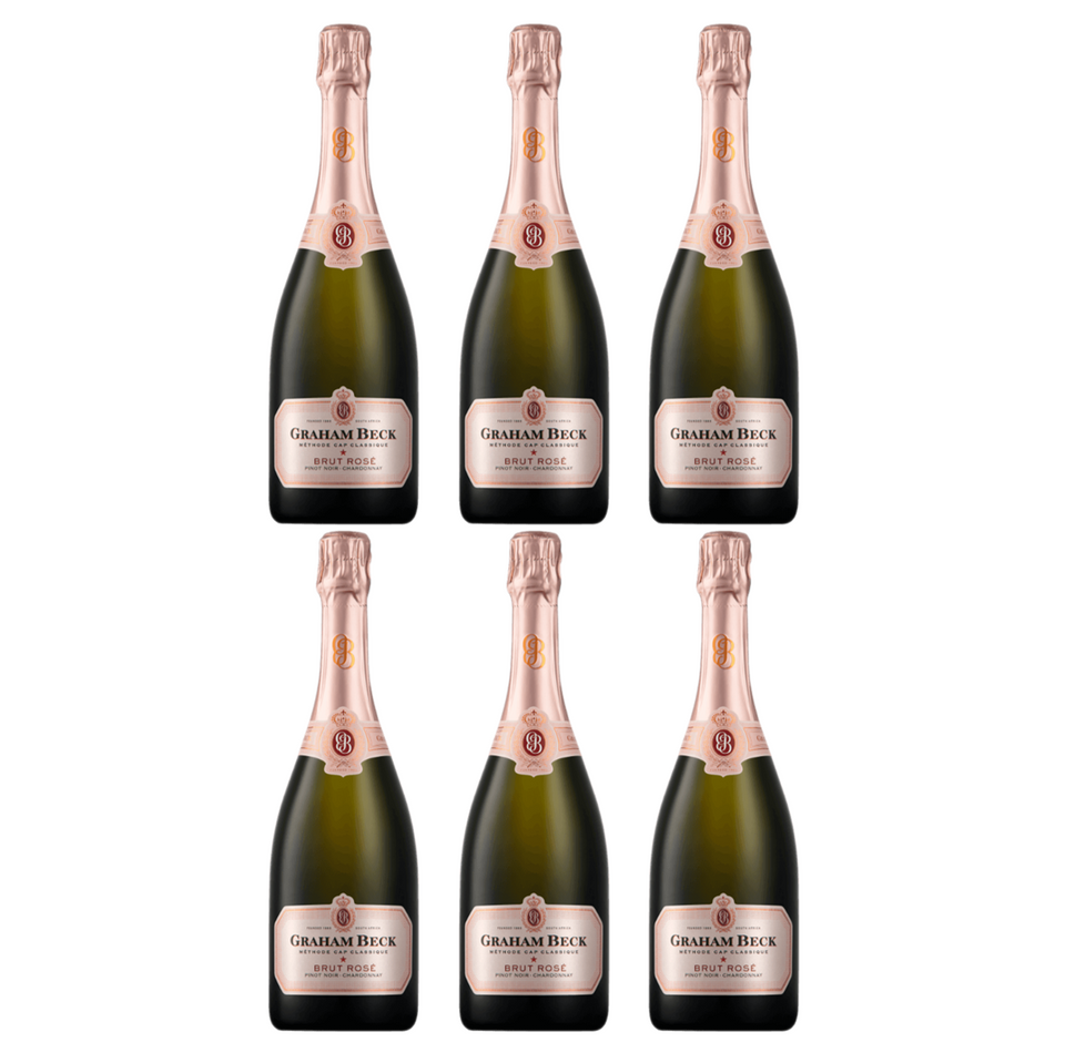 Graham Beck Brut Rose Sparkling Wine 750ml (12% Alc/Vol)