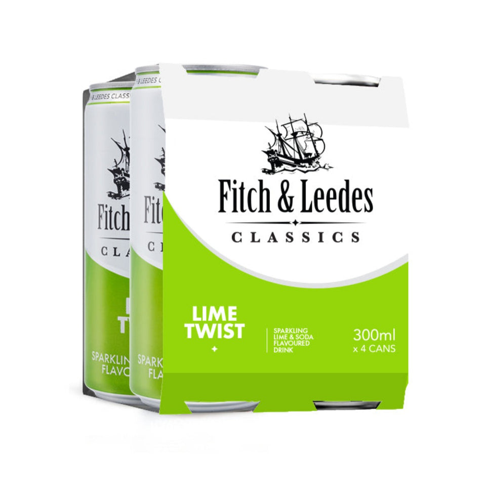 Fitch & Leedes Classics Lime Twist 24 x 300ml