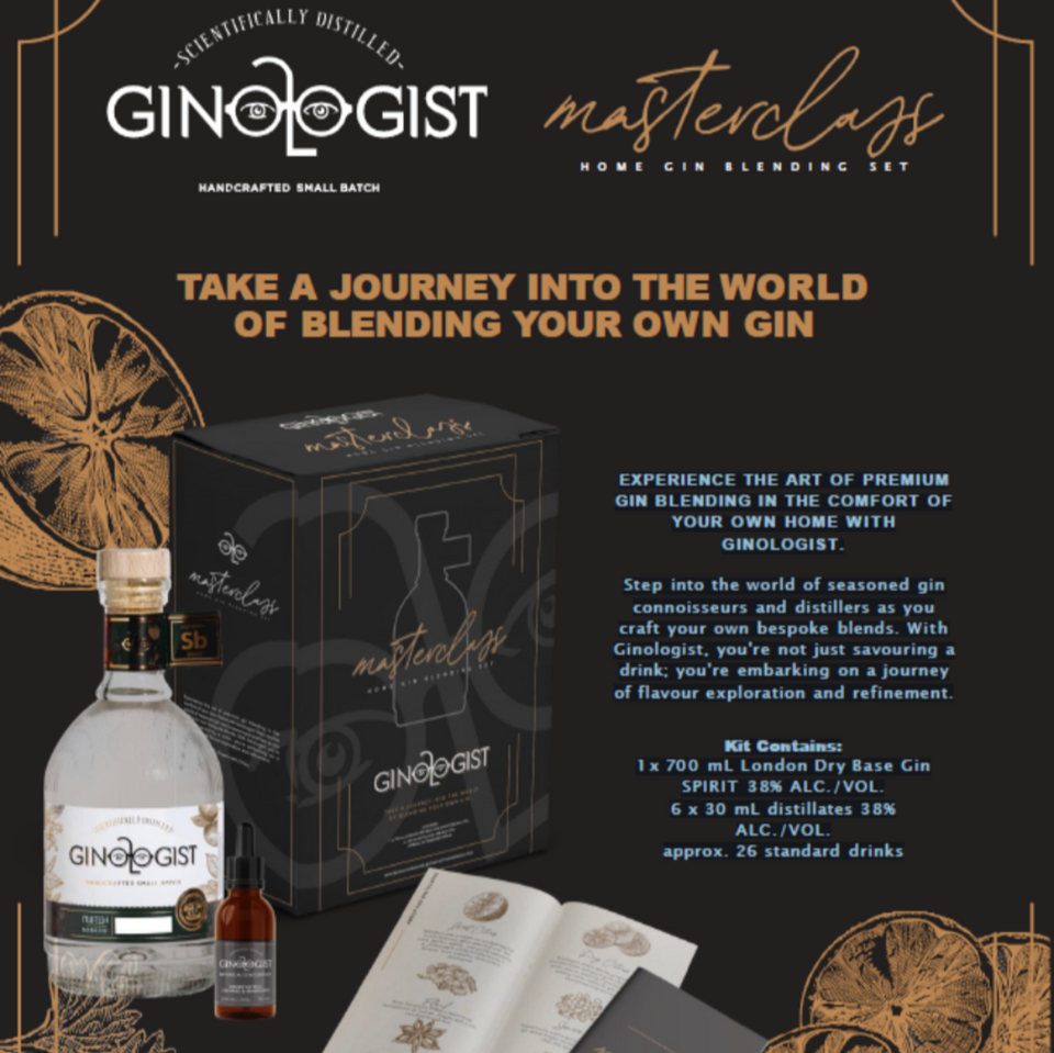 Ginologist Masterclass Home Gin Blending Set 38%