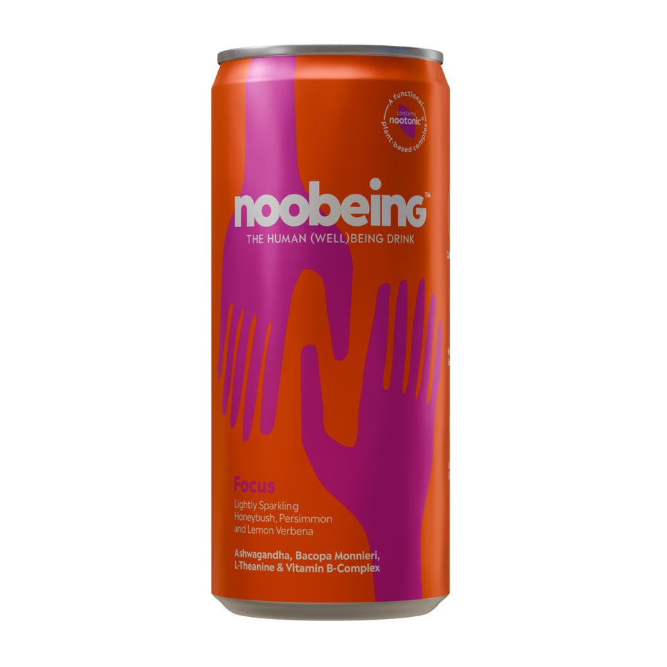 Noobeing Focus Wellbeing Drink 12 x 300ml Cans