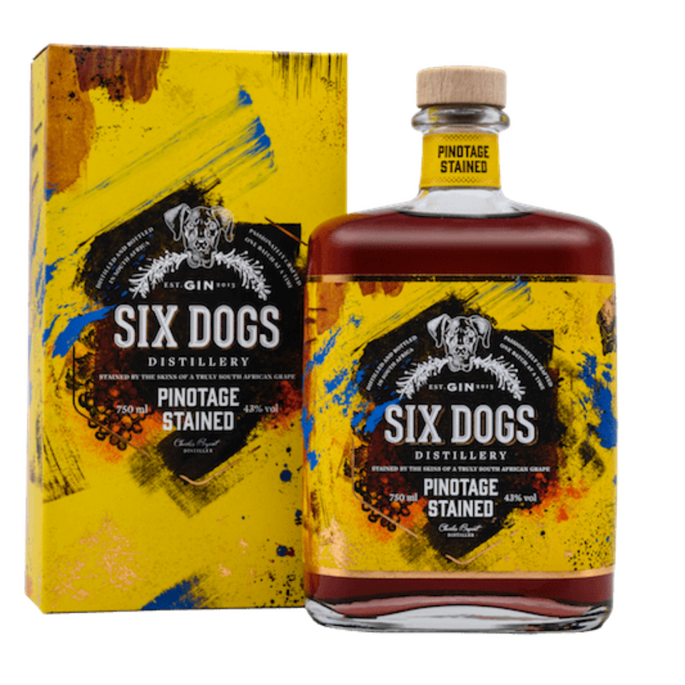 Gift Pack Six Dogs Pinotage 43% 750ml, Light at Heart 24 x 200ml
