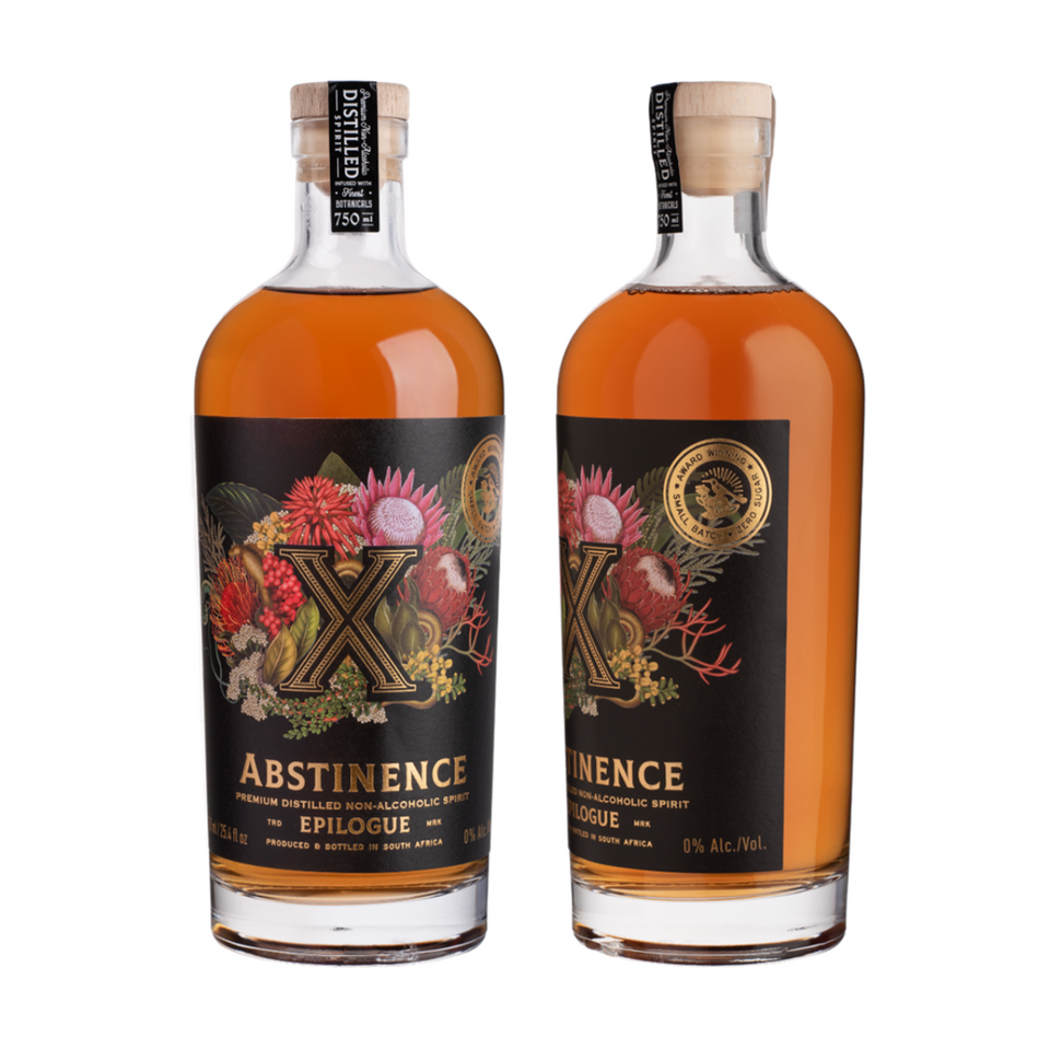 Gift Pack Duo Abstinence Floral & Epilogue 0% Gin 750ml