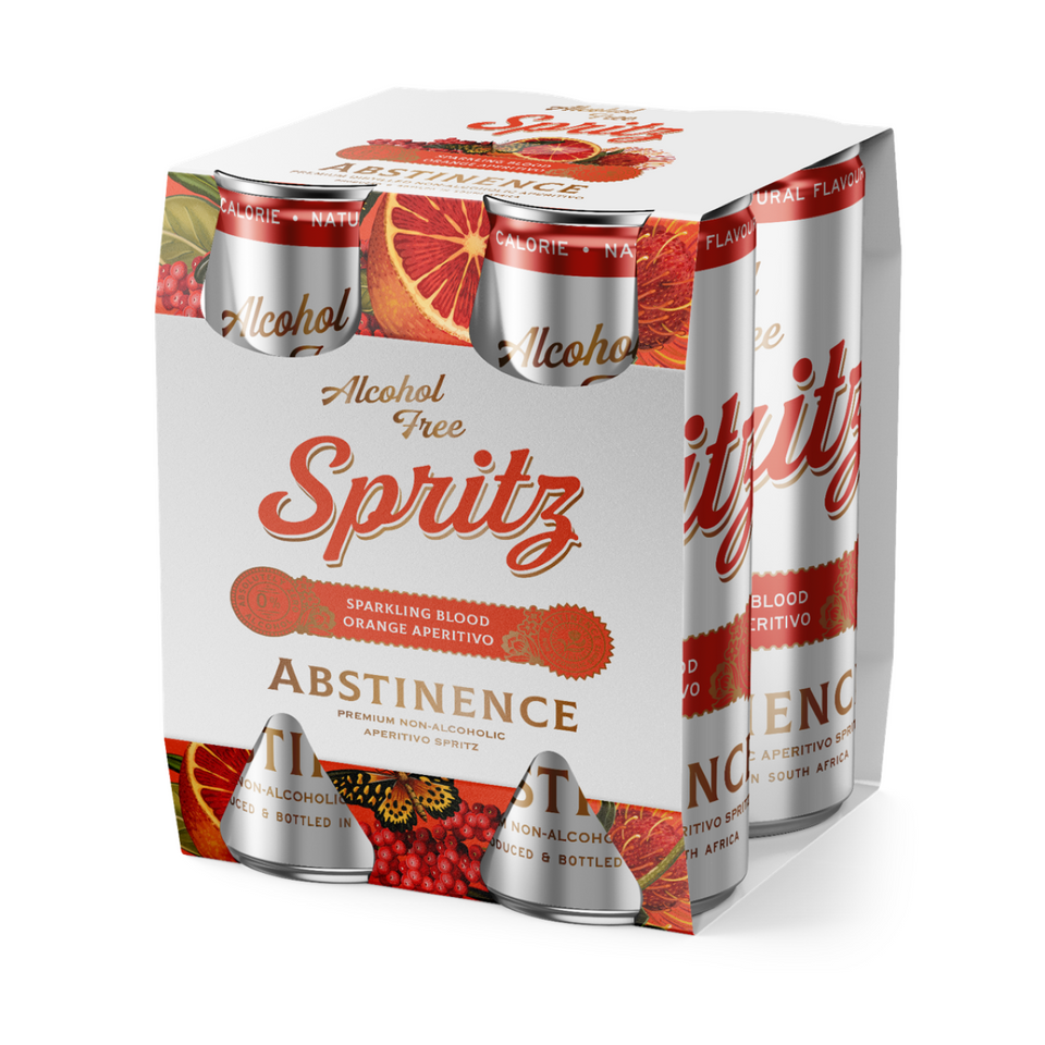 Abstinence Sparkling Blood Orange Aperitif Spritz 0% 24x300ml RTD