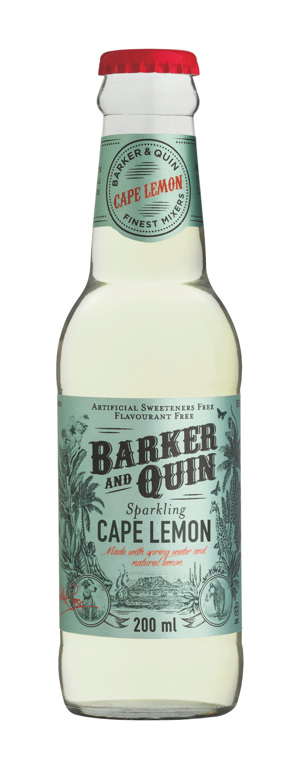 Barker & Quin Sparkling Cape Lemon Mixer Glass 24 x 200ml