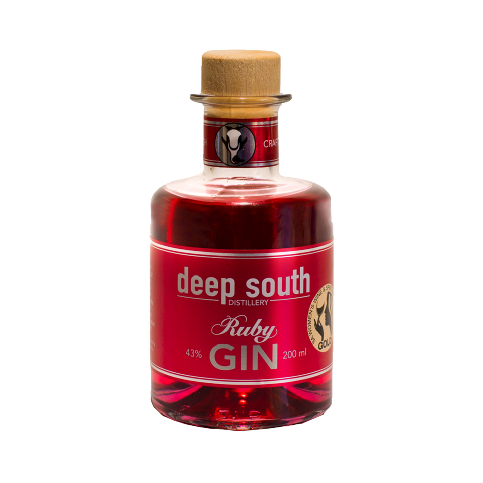 Deep South Ruby Gin 43% 200ml