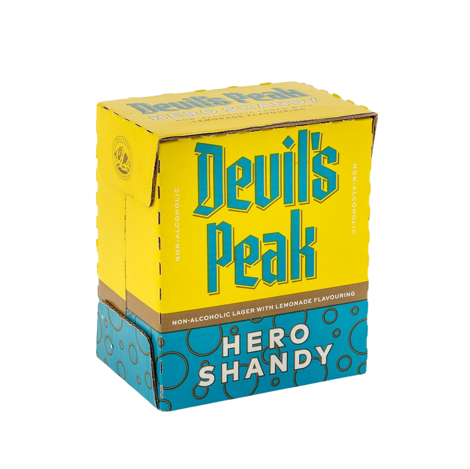 Devil's Peak Hero Non-Alcoholic Shandy 0% 24 x 330ml