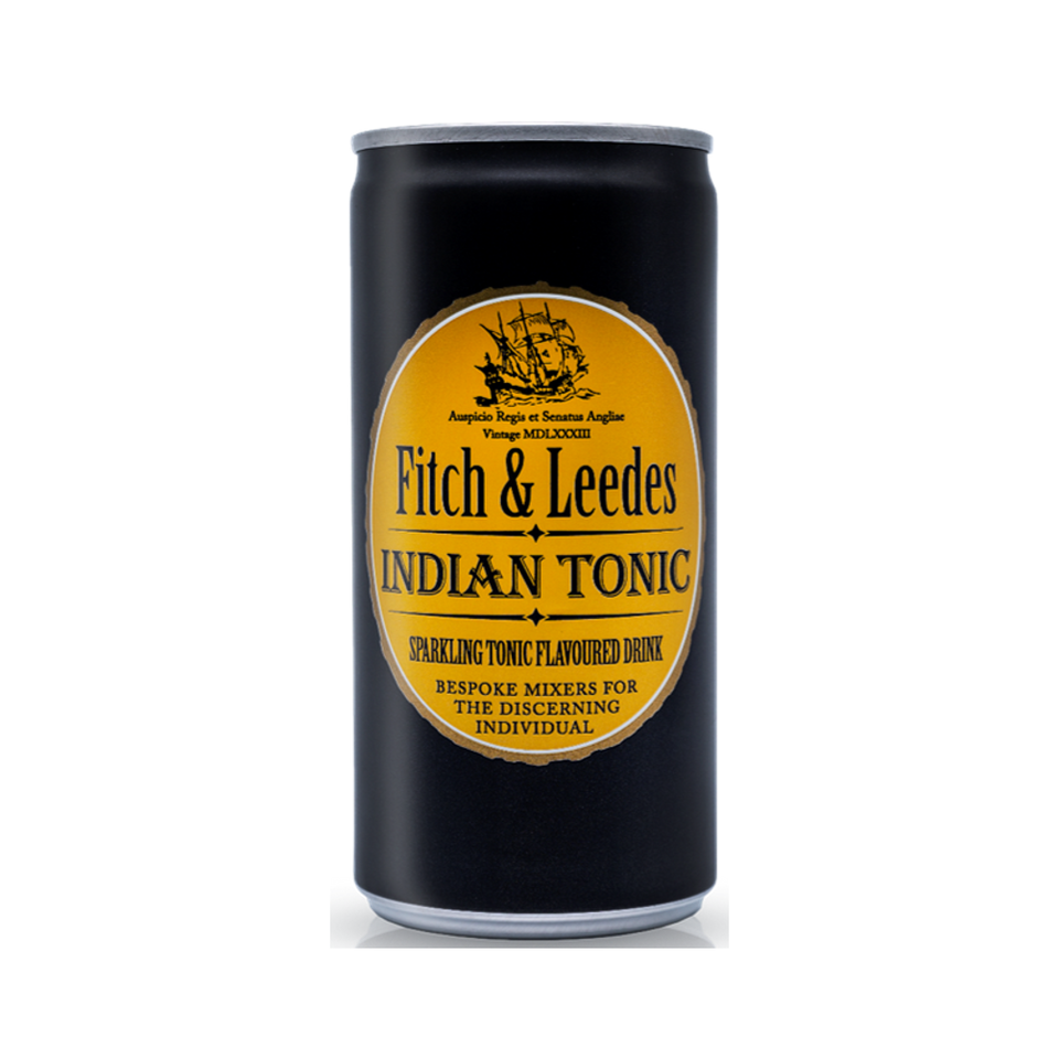 Fitch & Leedes Indian Tonic Can 24 x 200ml