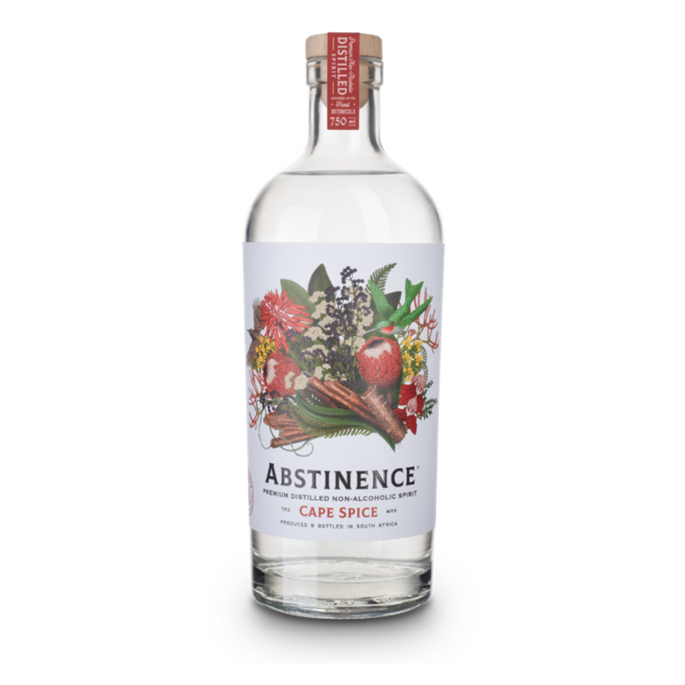 Gift Pack Abstinence Cape Spice 0% Gin 750ml