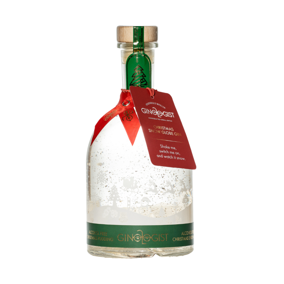 Gift Pack Ginologist Snowglobe Gin 0% 700ml & Secco Festive Drink Infusion - Designs may vary