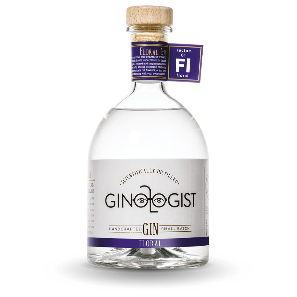 Ginologist Floral Gin 40% 700ml with Free Case of Indian Tonic