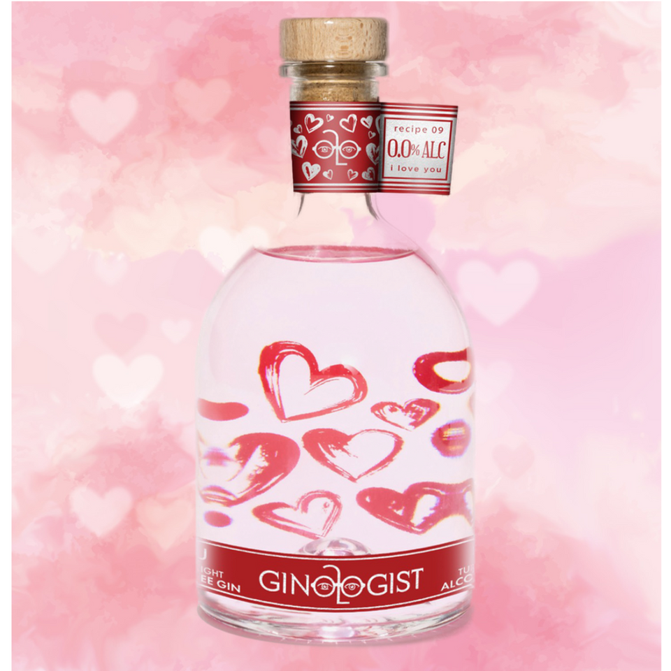 Gift Pack Duo Ginologist I Love You 0% Gin 700ml, Indian Tonic 200ml